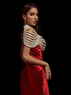 Luxe Pearl Body Chain - Elegance Redefined - My Store